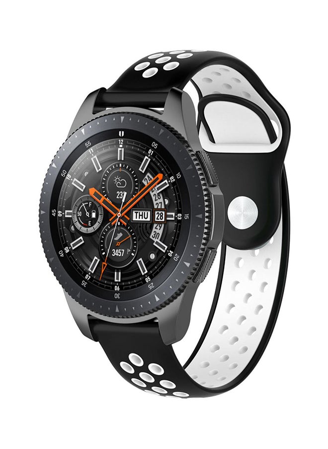 Replacement Smart Watch Band For Samsung Galaxy Black/White