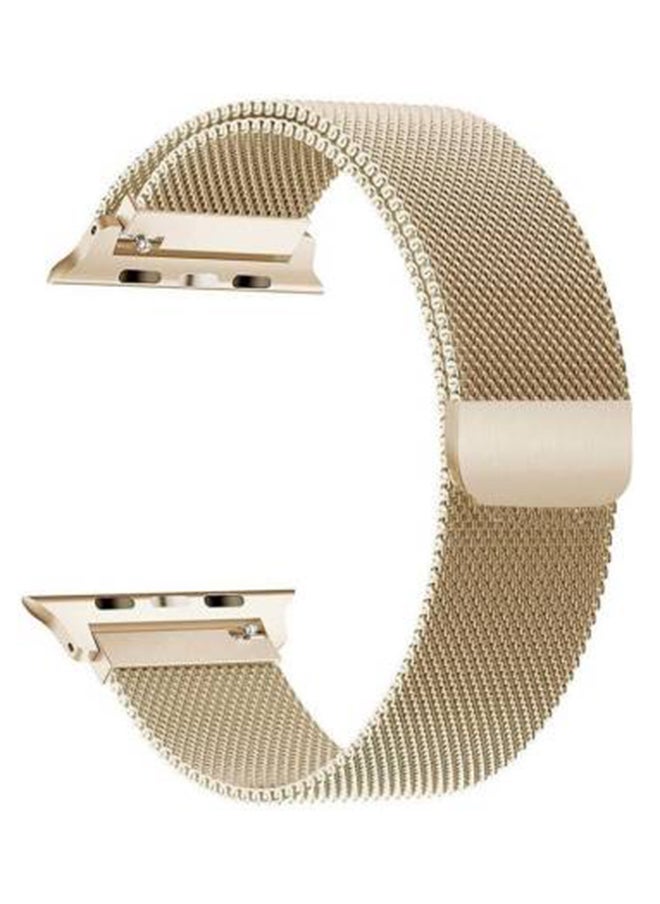 Stainless Steel Band For Apple Watch 42 mm Gold