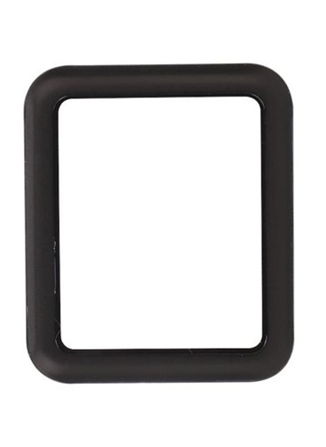 Tempered Glass Screen Protector For Apple Watch Series 1/2/3 42 mm Black/Clear