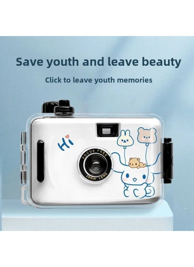 PRAIRE CAMERA STUDENT FOOT CAMERA FEMALE BIRTHDAY Couple Film Photographable Children Waterproof Camera-Body Color:Little Sheep-single Camera + 36 Color Films + Gifts