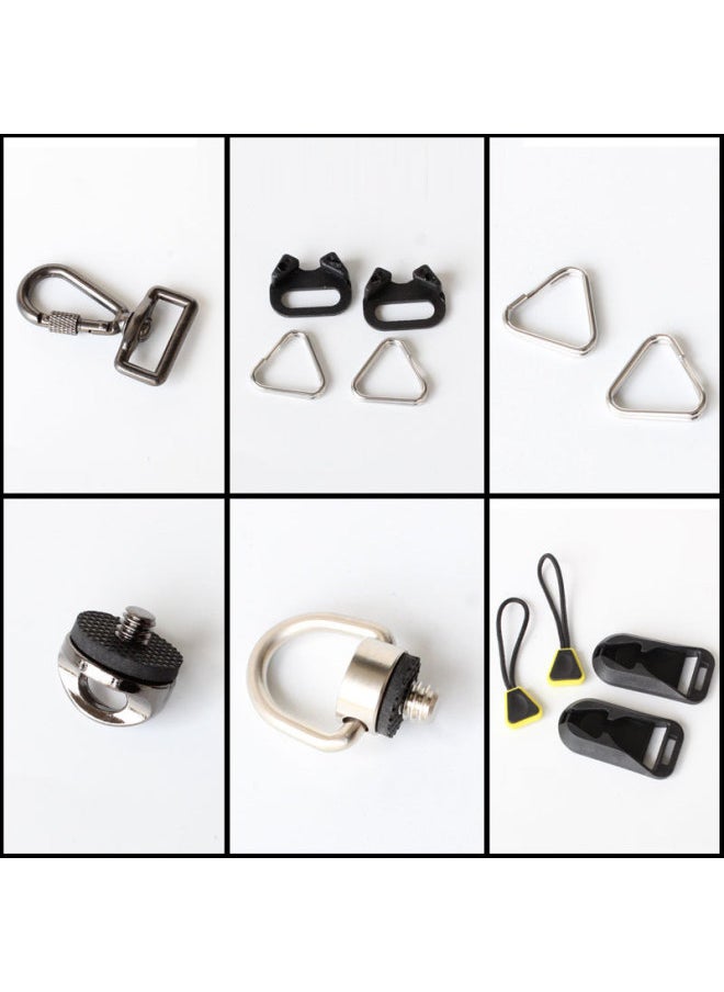 Slr Camera Shoulder Strap Quick Release Buckle Strap Screw Tail Buckle Connector Quick Release Buckle Quick Release Shoulder Strap Quick Buckle-Body Color:Straps Quick Release Buckle/triangular Yellow Buckle Nylon Rope