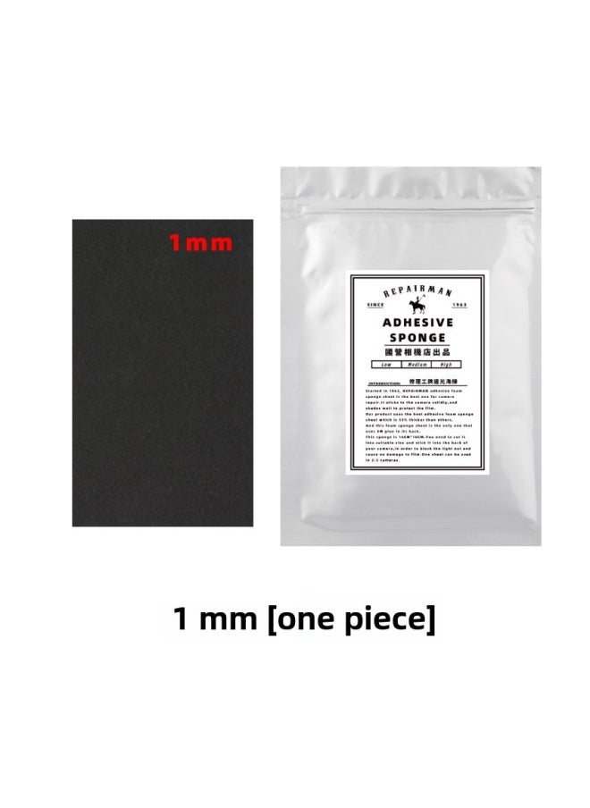 High-density Shading Sponge Matting Camera Leak-proof Sealing Sponge Strip Repair Film Machine Repair Tool Materials-Body Color:1mm