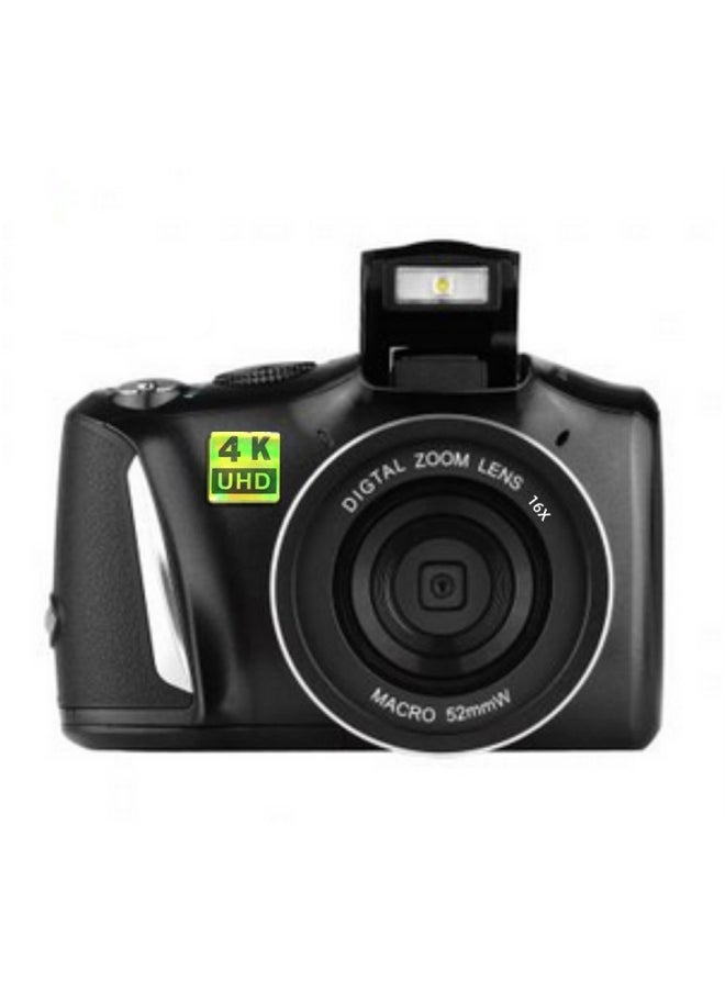 English Product 48MP Digital Camera, Full HD Point And Shooting Camera With 3-inch R6S-4K-Body Color:Black
