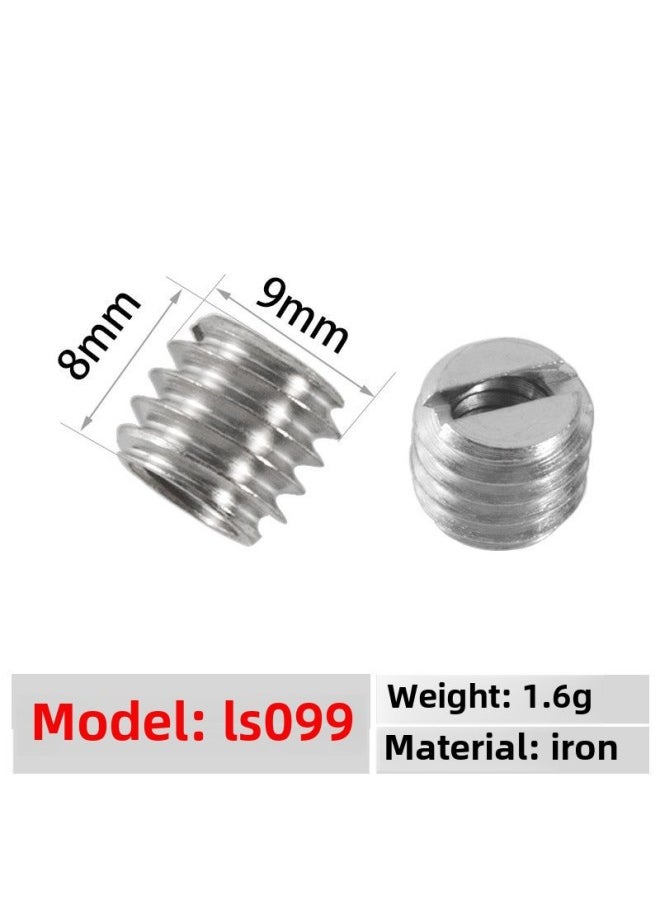 Camera Adapter Screw 5/8 Female 1/4 To 3/8 Conversion Projector Tripod Pan/tilt Quick-fitting Board Photography Accessories-Body Color:LS099