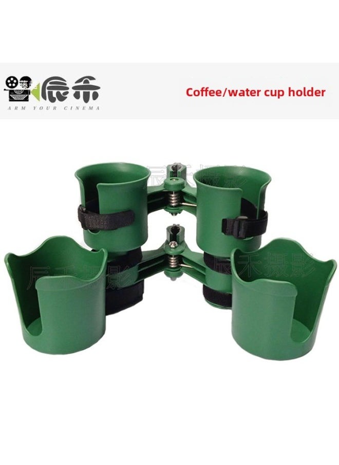 BT.ROBOCUP Director Car Cup Holder Cup Holder Light Recording Actor Set Outdoor Fishing Net Red Live Broadcast-Body Color:Red And Green Cup Holder