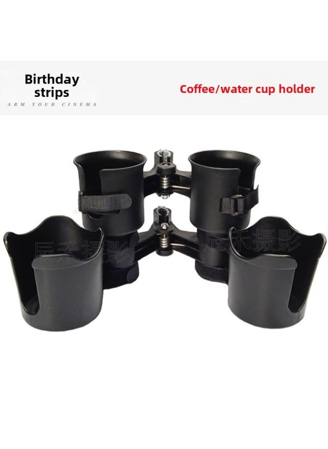 BT.ROBOCUP Director Car Cup Holder Cup Holder Light Recording Actor Set Outdoor Fishing Net Red Live Broadcast-Body Color:Red And Green Cup Holder