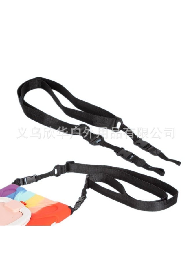 Camera Shoulder Strap Adjustable Neck Universal SLR Camera Shoulder Strap Quick Detach Buckle Nylon Camera Strap-Body Color:Black