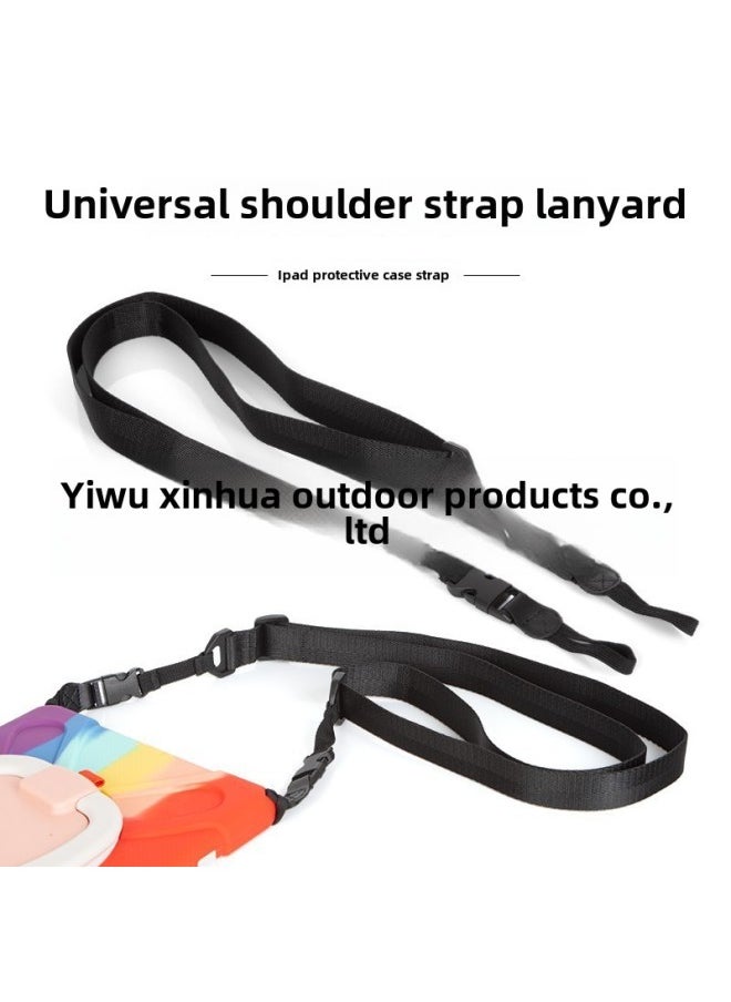 Camera Shoulder Strap Adjustable Neck Universal SLR Camera Shoulder Strap Quick Detach Buckle Nylon Camera Strap-Body Color:Black