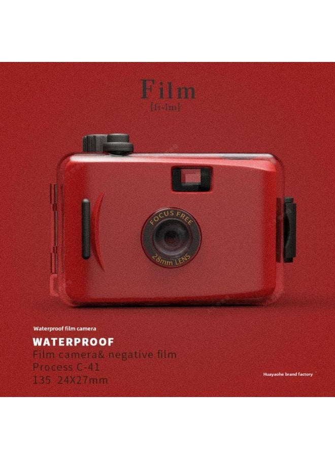 Retro Fool Film Camera Non-Pole Film Machine Fool Machine Campus Camera Student Birthday Gift Female-Body Color:Package 3-purple Camera