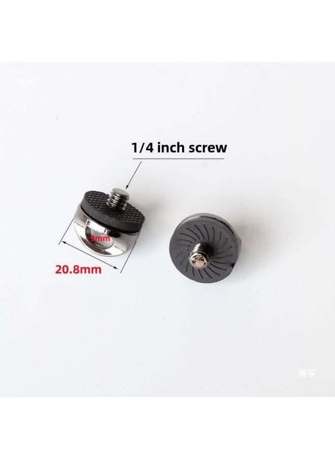Slr Camera Shoulder Strap Quick Release Buckle Strap Screw Tail Buckle Connector Quick Release Buckle Quick Release Shoulder Strap Quick Buckle-Body Color:Strap Hook