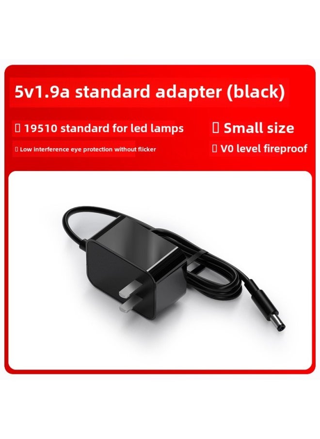 12V1A/5V2A/24V0.5A Power Adapter 19510 Lamps LED Desk Lamp 3C Certification Power Adapter-Color:5v1.98a Lamps Special Medium Standard 3c Certification Black-Specifications:DC Head 5.5*2.1