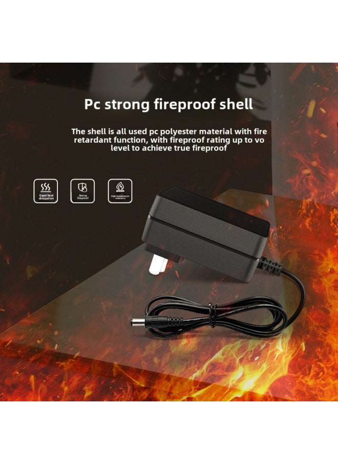 Power Adapter 9v1a9W Massager Power Supply Medical Certification CTUVusIEC60601GB9706 Adapter-Color:Black 9v1a Us Standard-Specifications:Dc Head 5.5*2.5*10mm
