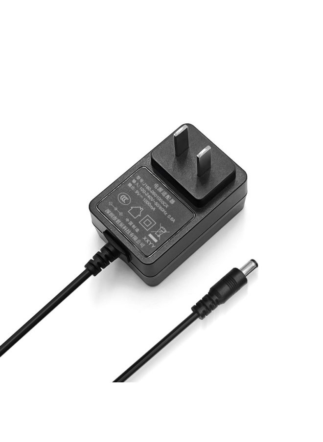 Power Adapter 9v1a9W Massager Power Supply Medical Certification CTUVusIEC60601GB9706 Adapter-Color:Black 9v1a Us Standard-Specifications:Dc Head 5.5*2.5*10mm