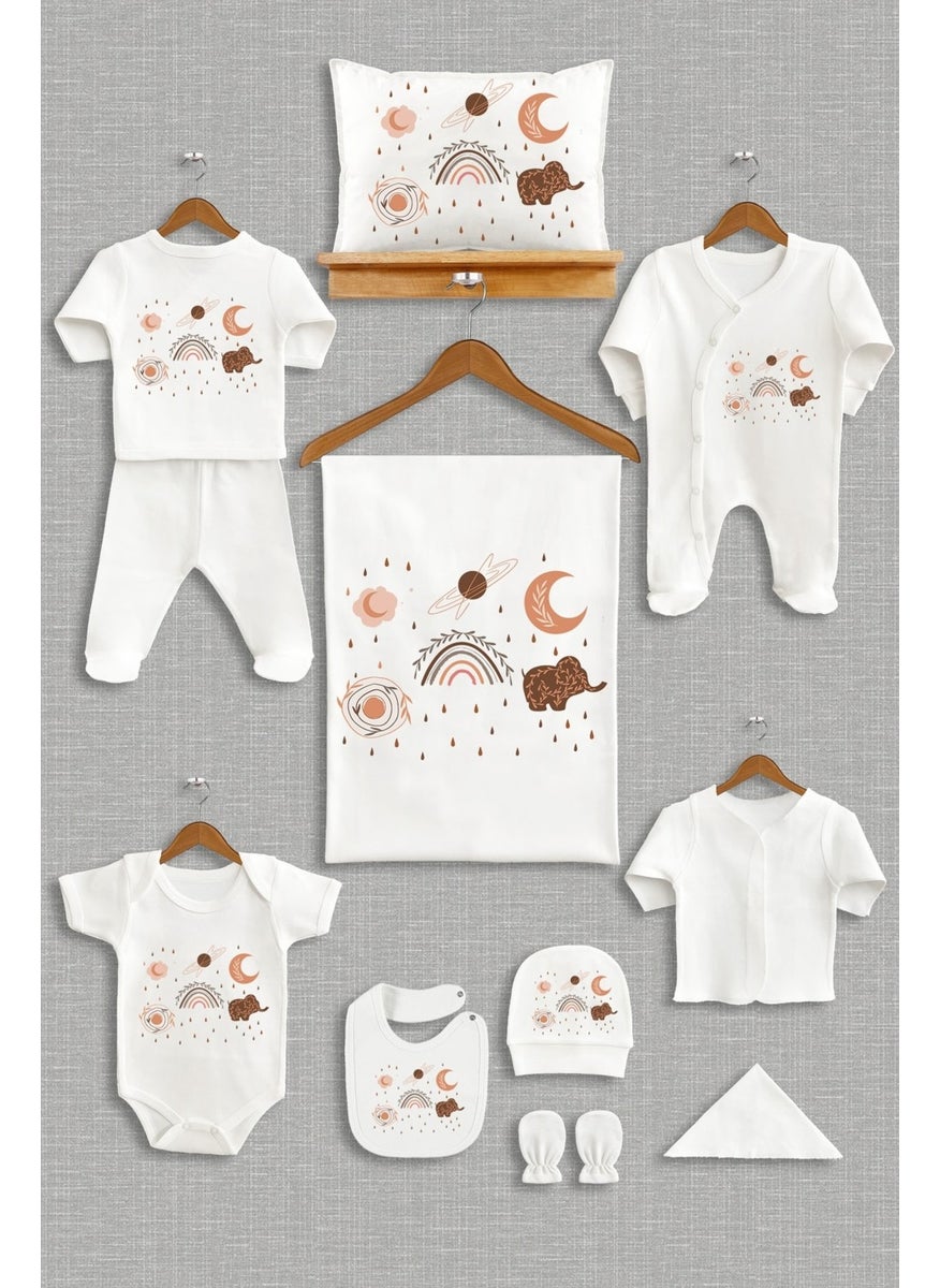 11-pack 11-pack Organic Hospital Release Printed Casual/daily Woven 10-pack Cotton Ecru