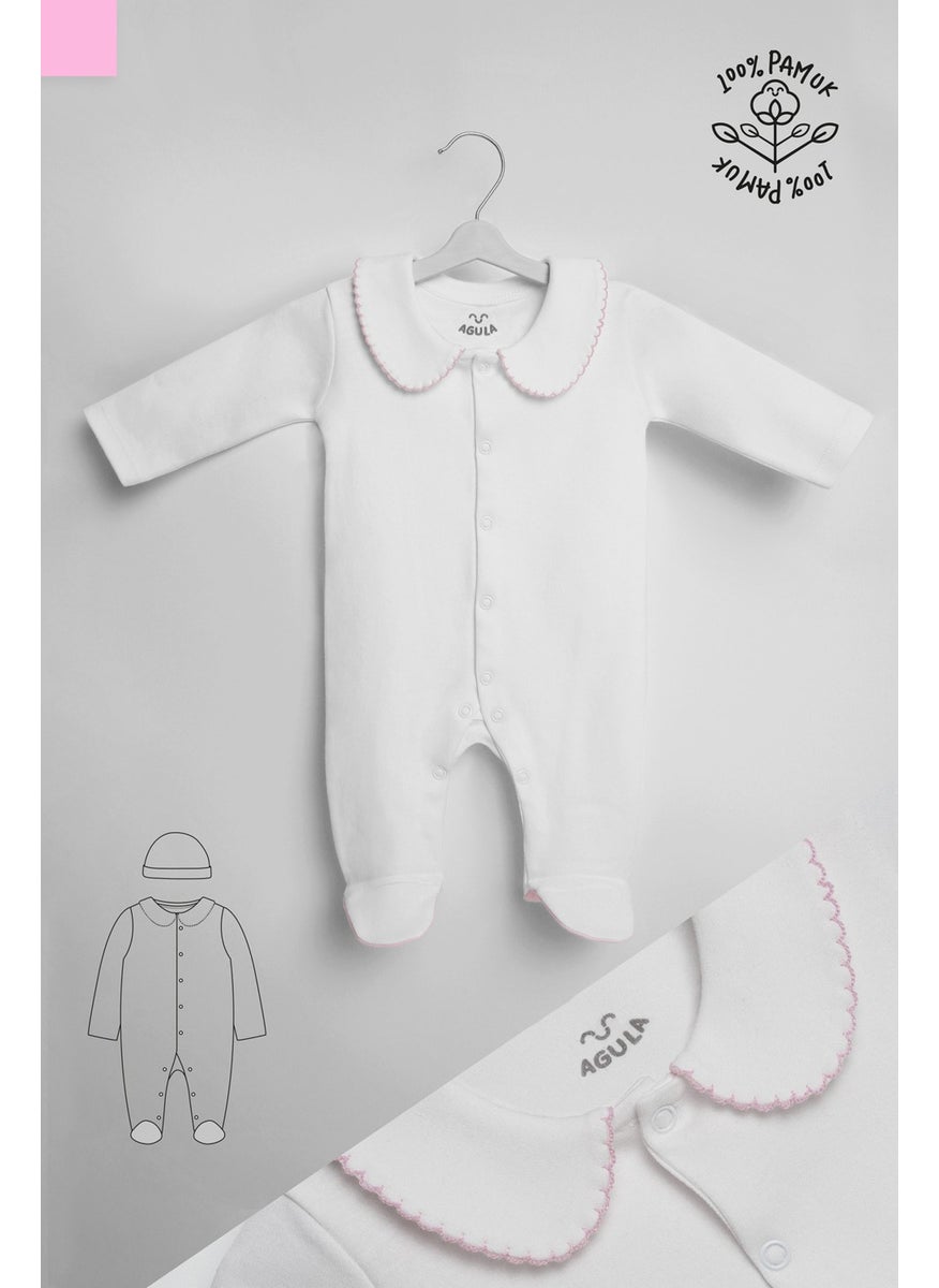 10-Piece Newborn Hospital Discharge Set 10 Pieces Fabric Cotton Plain Child and Baby Product 10-Piece Pink