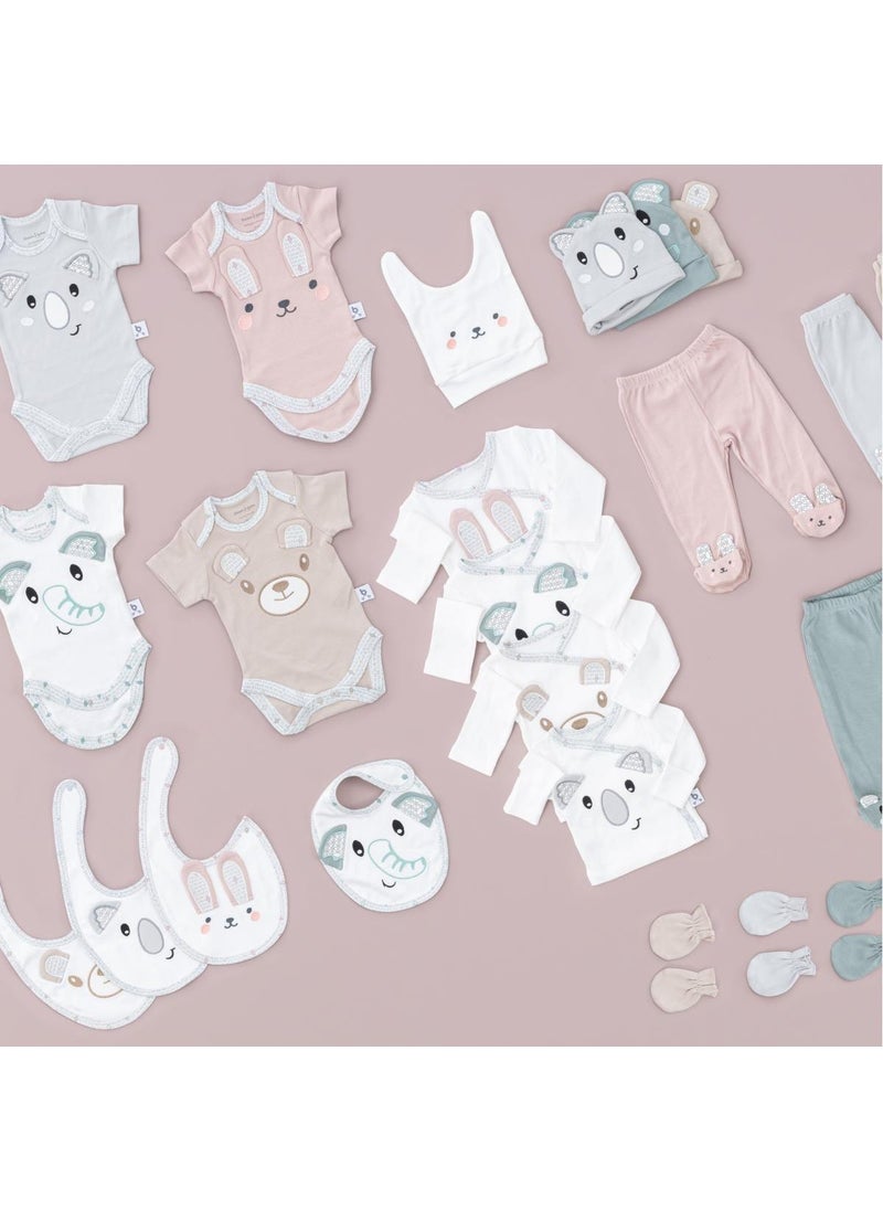 Hero Baby Hospital Discharge Set 6 Piece Teddy (Organic)