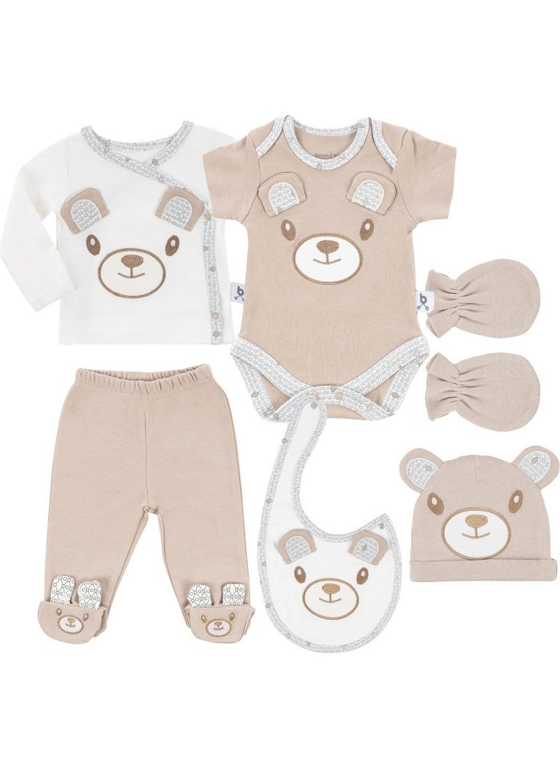 Hero Baby Hospital Discharge Set 6 Piece Teddy (Organic)
