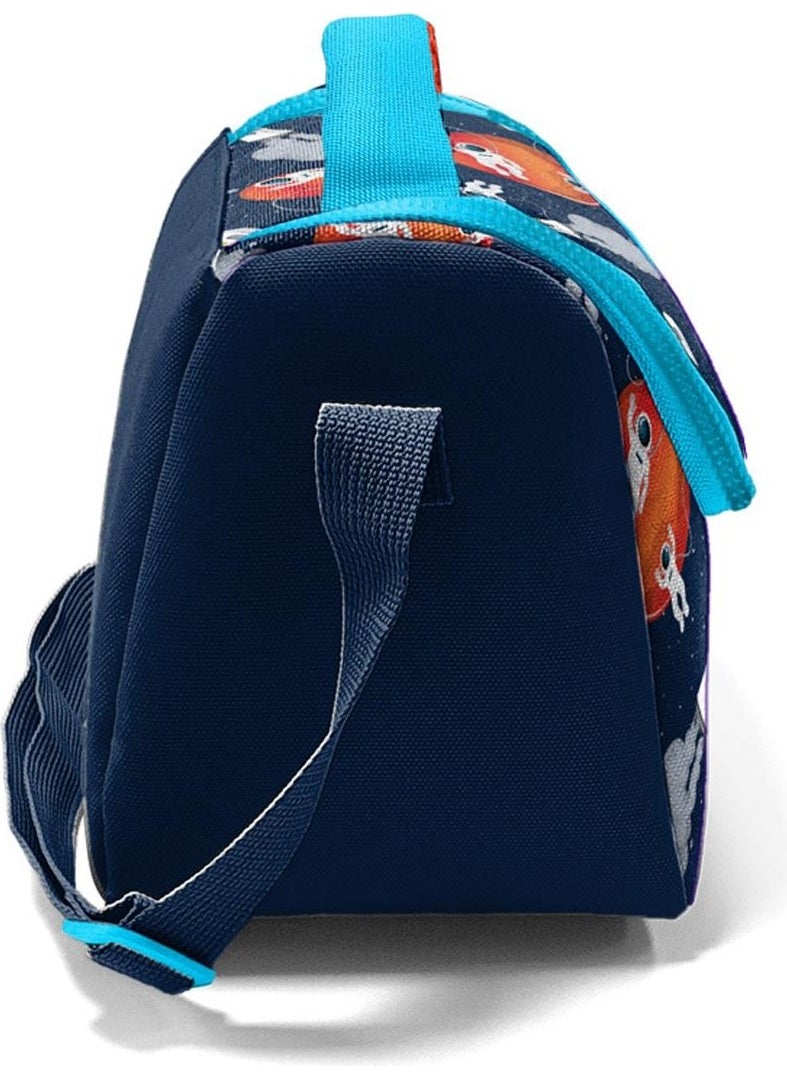 Kids Navy Blue Astronaut Patterned Thermo Lunchbox 11893