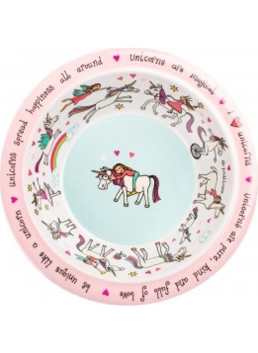 Melamine Food Bowl / Unicorn