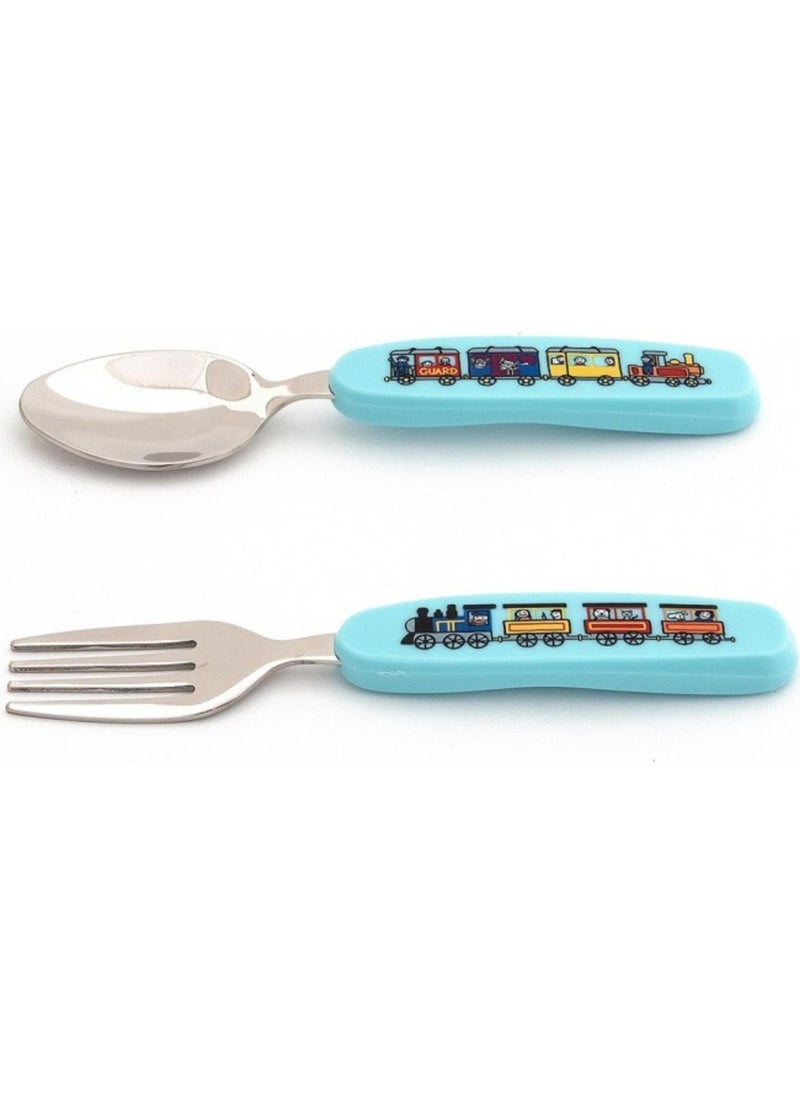 Boxed Cutlery Set // Trains