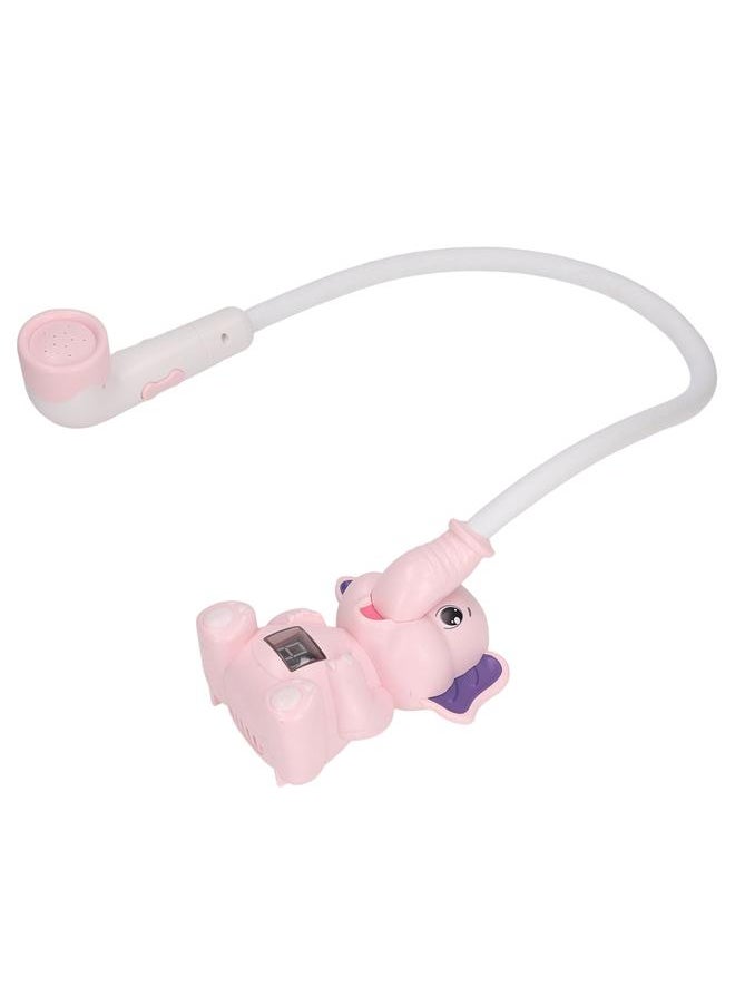 Baby Bath Shower Head with Thermometer Animal Shaped IPX7 Waterproof Flexible Hose Water Spray Toy Type 3