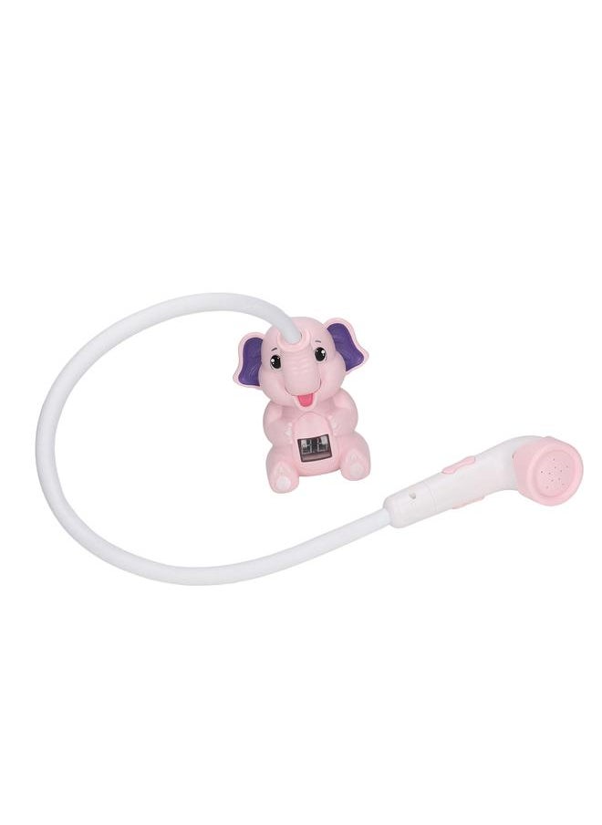 Baby Bath Shower Head with Thermometer Animal Shaped IPX7 Waterproof Flexible Hose Water Spray Toy Type 3