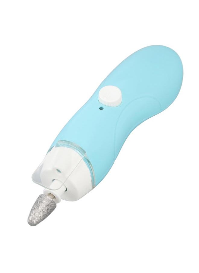Baby Nail Trimmer LED Low Noise Blue Electric Baby Nail Clipper with 9 Grinding Heads for Toddlers