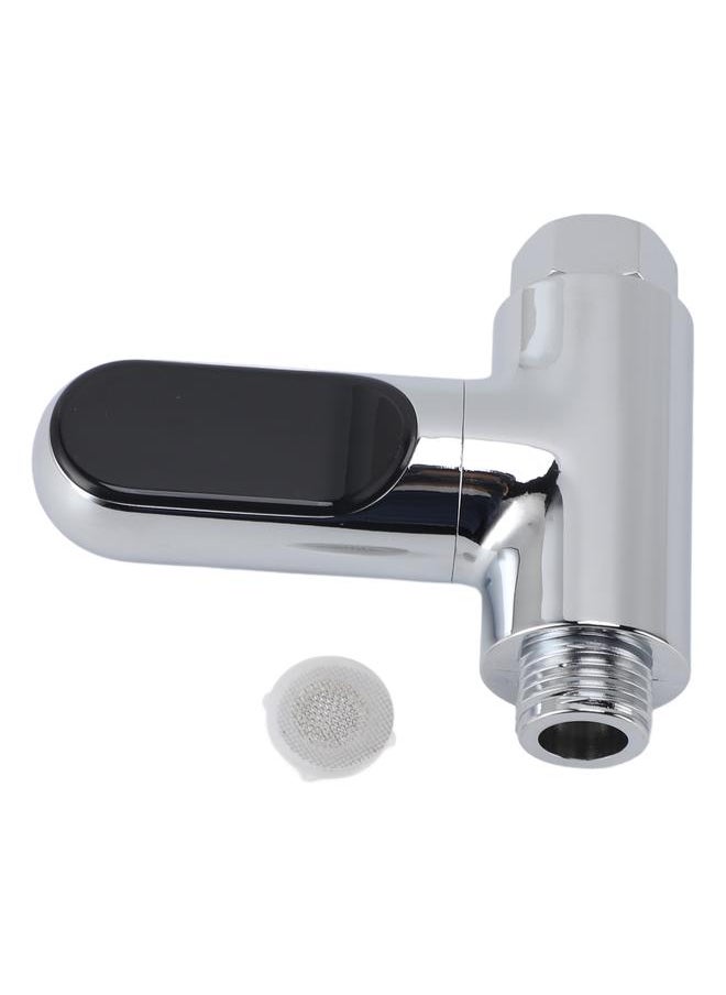 Shower Thermometer LED Display Water Temperature Meter Electroplate ABS Shower Water Thermometer for Infant Baby Bath 5℃‑85℃ 10 X 8 X 3cm / 3.9 X 3.1 X 1.2in