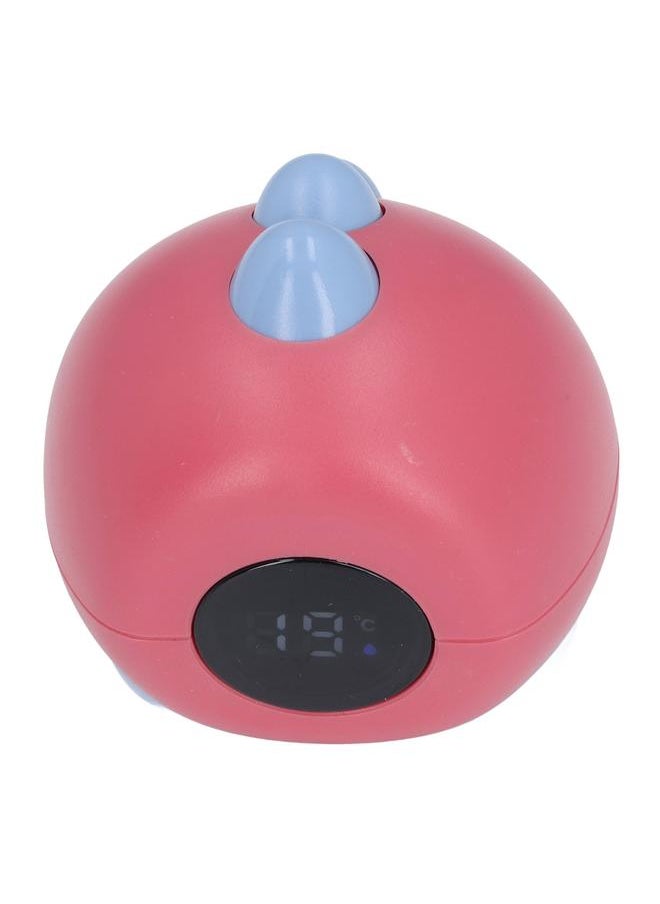 Baby Bath Thermometer Dinosaur Shaped Cute Cartoon Safety LED Display Portable Baby Water Temperature Measurement Red