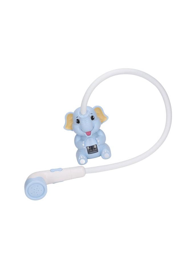 Baby Bath Shower Head with Thermometer Animal Shaped IPX7 Waterproof Flexible Hose Water Spray Toy Type 2