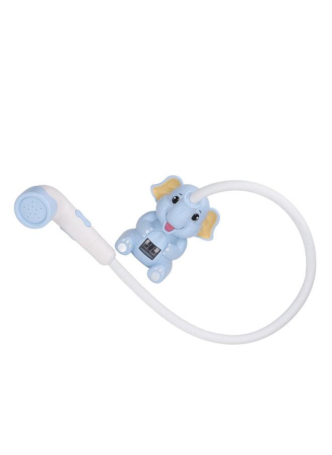 Baby Bath Shower Head with Thermometer Animal Shaped IPX7 Waterproof Flexible Hose Water Spray Toy Type 2