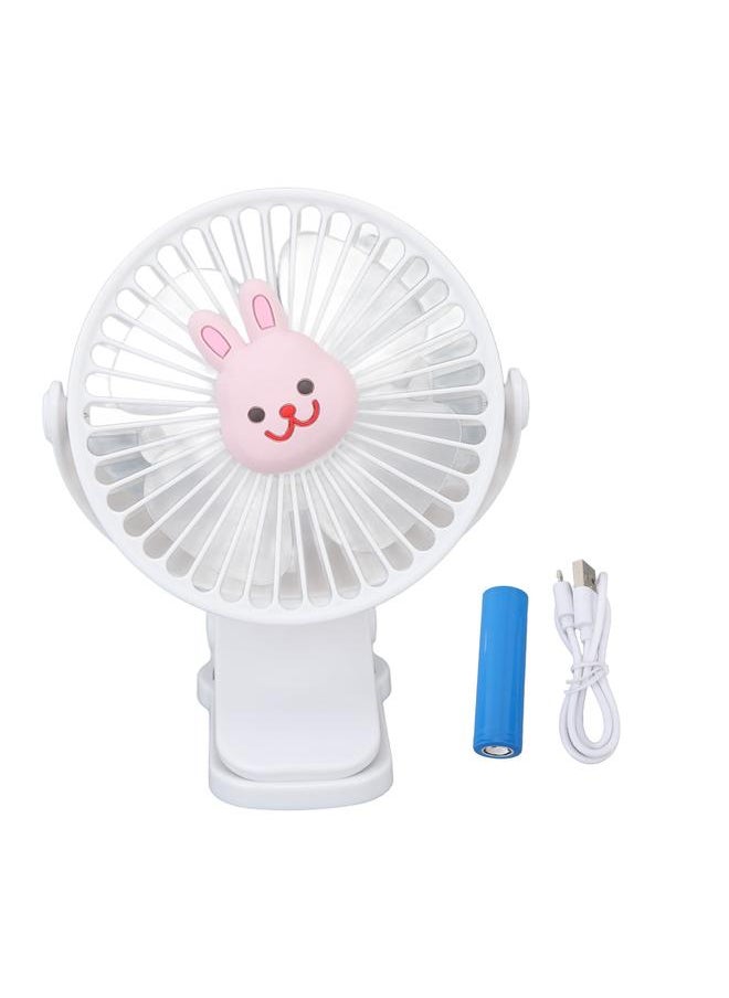 Baby Stroller Fan Clip USB Cartoon 3 Speeds Portable Fashionable Adjustable Clip Stroller Fan Type 1
