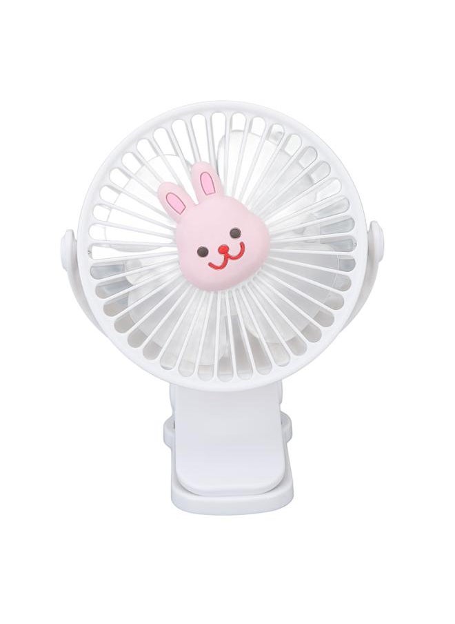 Baby Stroller Fan Clip USB Cartoon 3 Speeds Portable Fashionable Adjustable Clip Stroller Fan Type 1