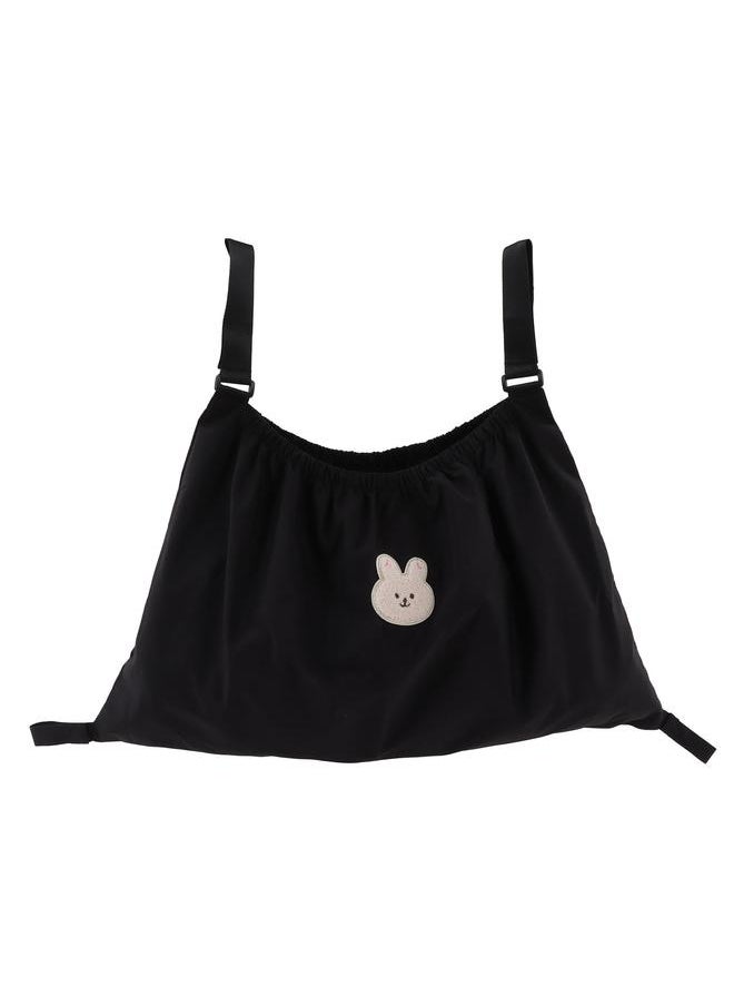 Stroller Bag Organizer Elastic Large Capacity Tear Resistant Nylon Baby Stroller Organizer for Diaper Wallet Little Bunny