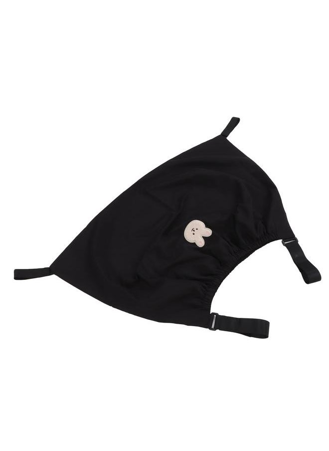 Stroller Bag Organizer Elastic Large Capacity Tear Resistant Nylon Baby Stroller Organizer for Diaper Wallet Little Bunny