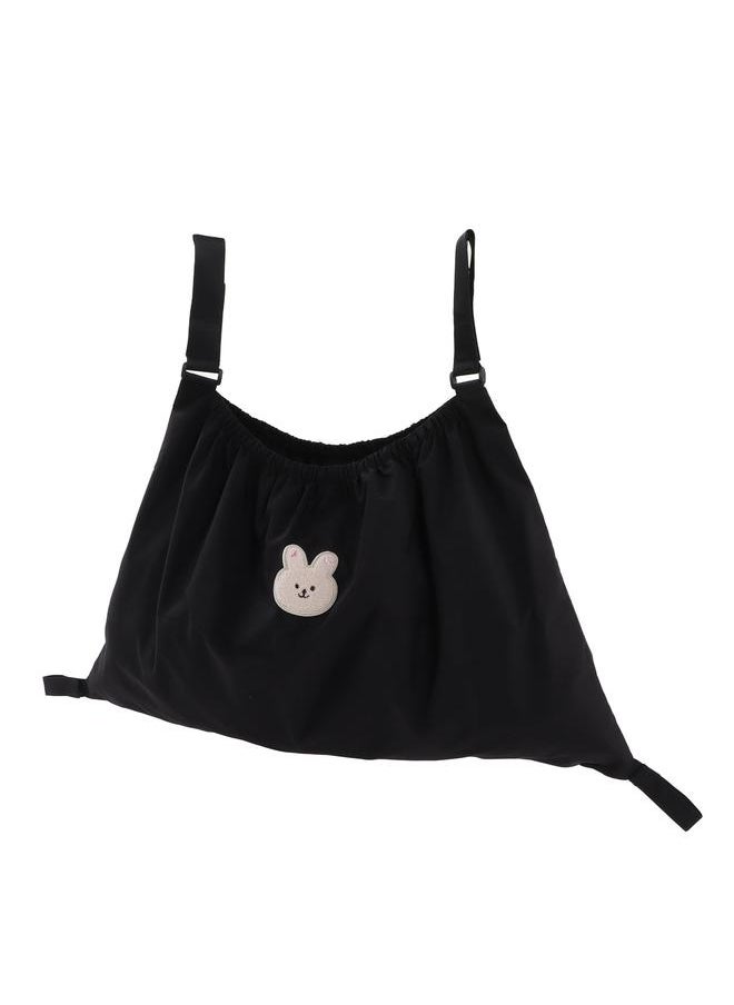 Stroller Bag Organizer Elastic Large Capacity Tear Resistant Nylon Baby Stroller Organizer for Diaper Wallet Little Bunny