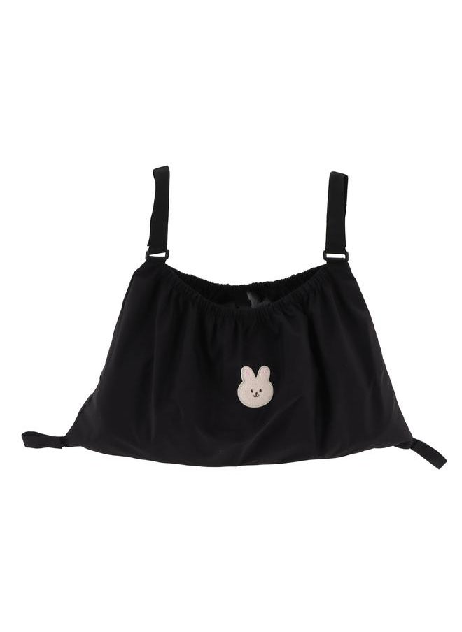 Stroller Bag Organizer Elastic Large Capacity Tear Resistant Nylon Baby Stroller Organizer for Diaper Wallet Little Bunny