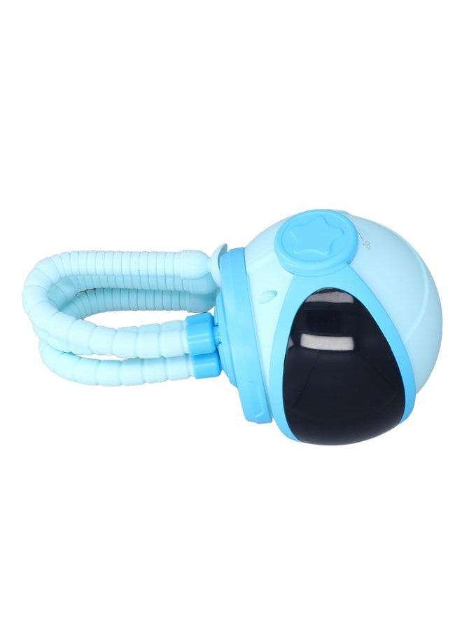 Portable Baby Stroller Fan Miniature Baby Fan Clip On Fan 4000mAH 360 Degree Rotate Rechargeable Folding Pram Fan Blue