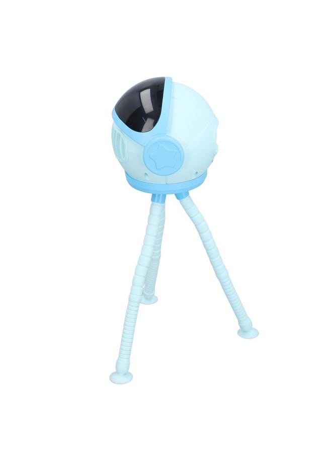 Portable Baby Stroller Fan Miniature Baby Fan Clip On Fan 4000mAH 360 Degree Rotate Rechargeable Folding Pram Fan Blue