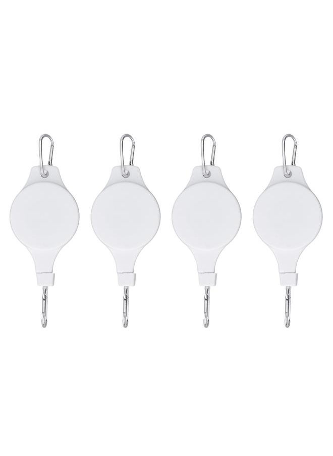 4pcs Baby Stroller Retractable Hook Professional Home Flexible Toy Storage Basket Pulley Hanger Type 3