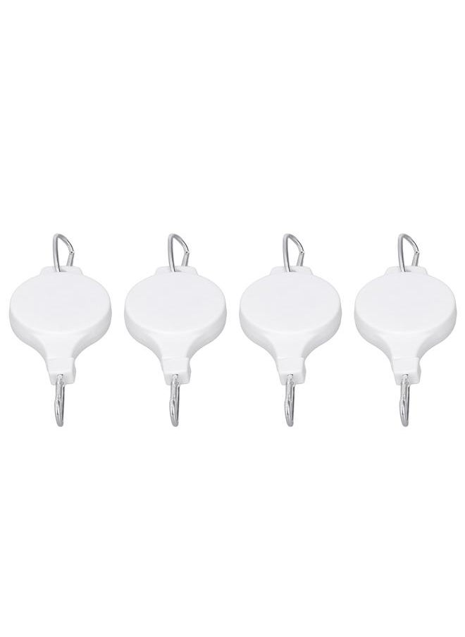 4pcs Baby Stroller Retractable Hook Professional Home Flexible Toy Storage Basket Pulley Hanger Type 3