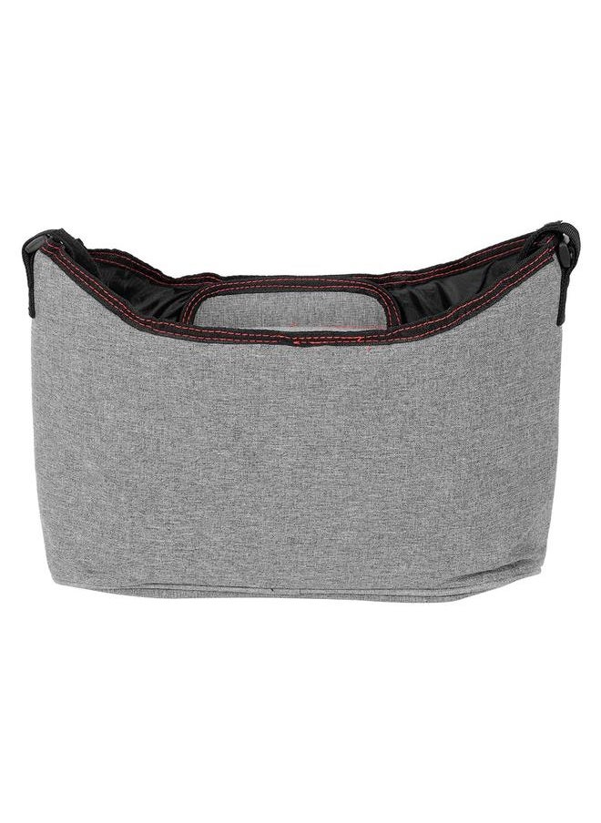 Large Capacity Mother Baby Carriage Hanging Bag Stroller Organizer Package Accessories(Gray)