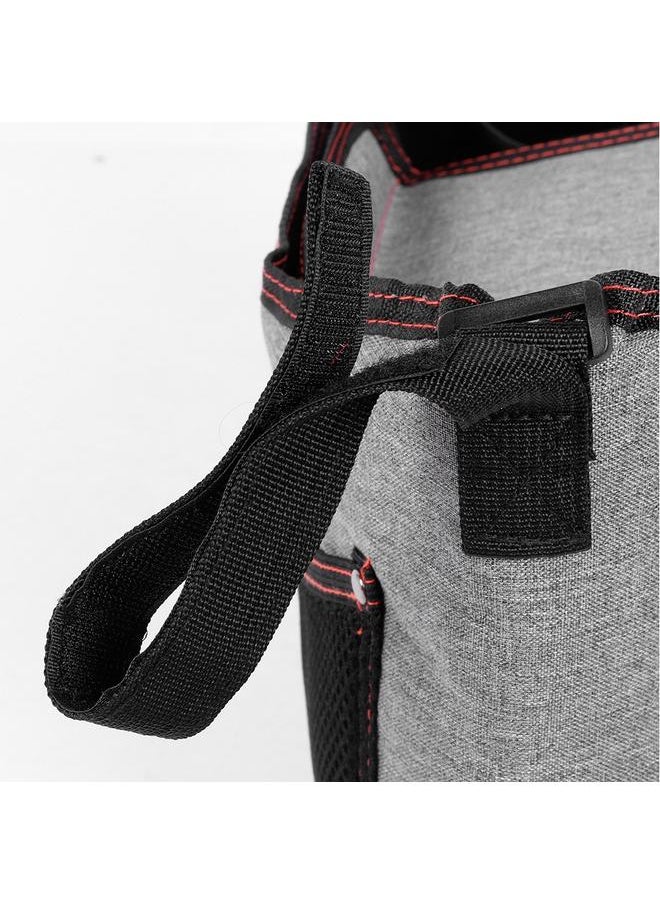 Large Capacity Mother Baby Carriage Hanging Bag Stroller Organizer Package Accessories(Gray)