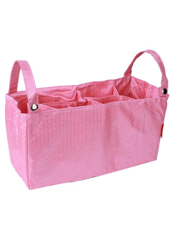 Multifunctional Baby Stroller Hanging Bag Organizer Storage Diaper Bag Stroller AccessoriesPink