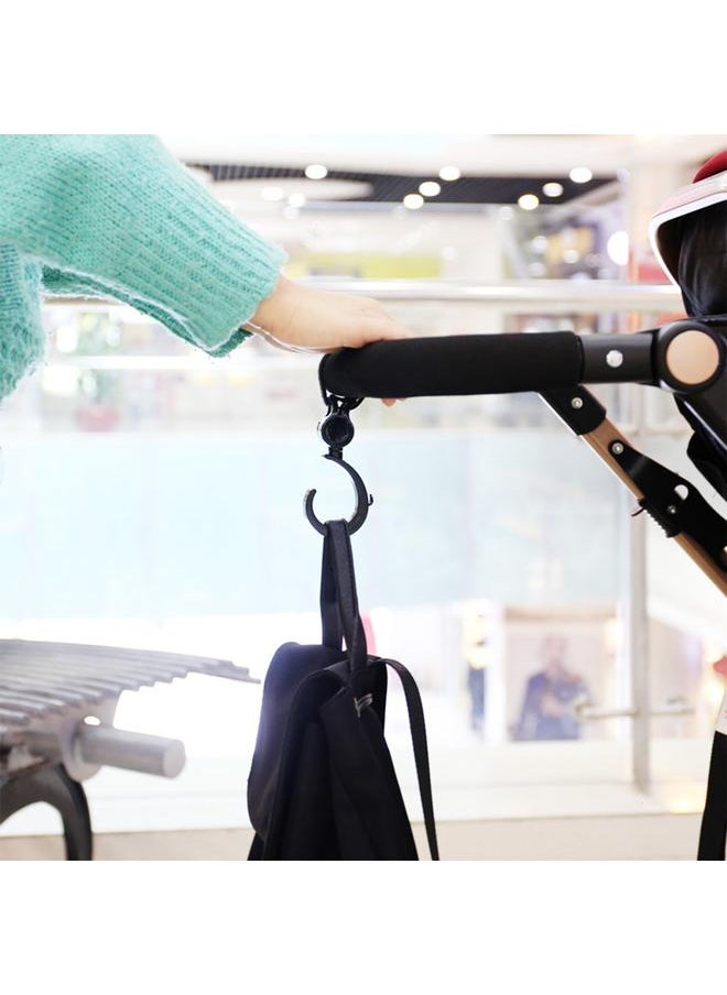 Infant Stroller Water Cup Rack Bracket Bottle Holder Pushchair Drink Holder + HookBlack J4037