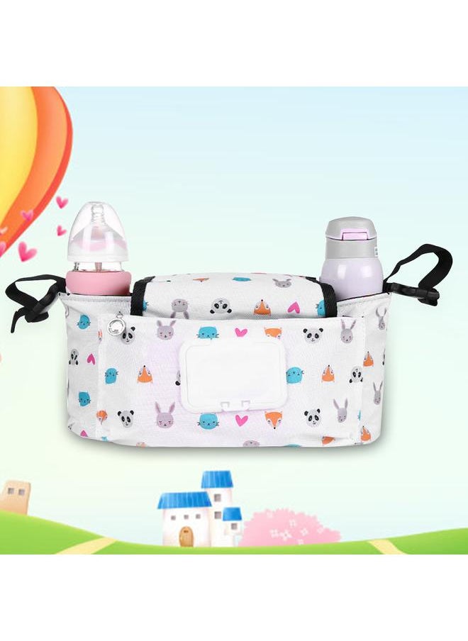 Portable Hanging Bag Storage Bag Bottle Holder Organizer for Baby Stroller