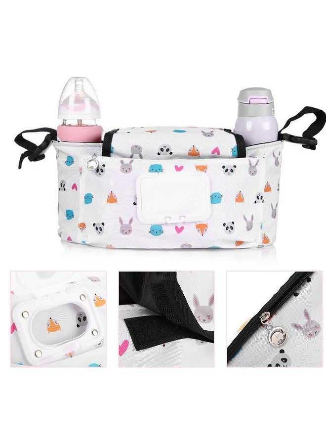 Portable Hanging Bag Storage Bag Bottle Holder Organizer for Baby Stroller