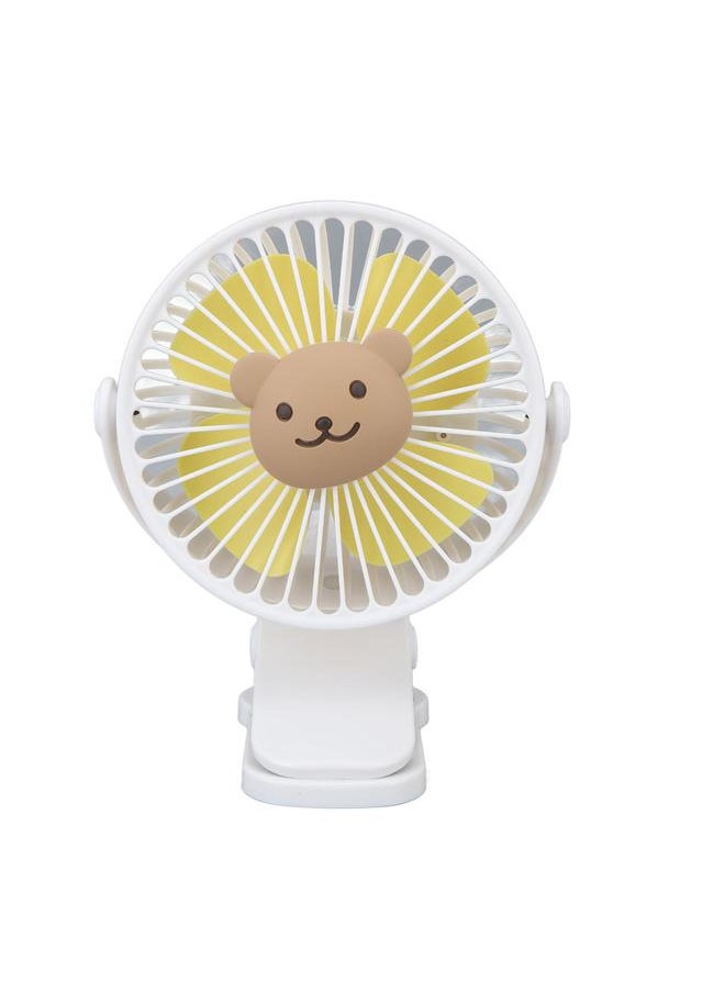 Baby Stroller Fan Clip USB Cartoon 3 Speeds Portable Fashionable Adjustable Clip Stroller Fan Type 3