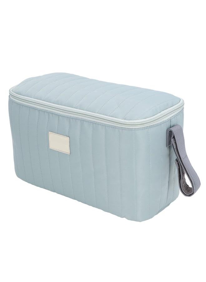 Baby Stroller Bag Waterproof Multifunctional Ample Space Zipper Closure 2 Handles Stroller Storage Bag Green