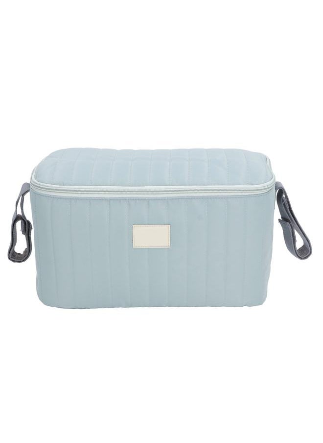 Baby Stroller Bag Waterproof Multifunctional Ample Space Zipper Closure 2 Handles Stroller Storage Bag Green